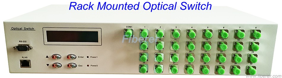 1x32 rackmount optical switch 